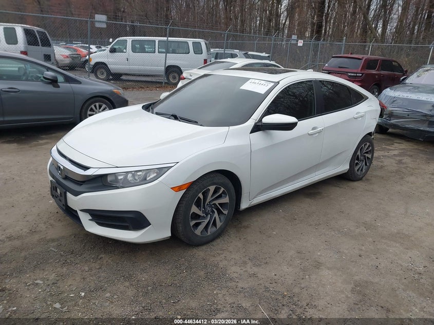 2018 Honda Civic Ex 2HGFC2F74JH528219 photo 1