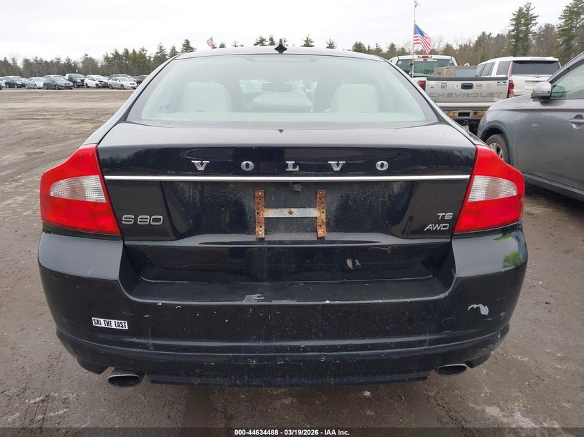 2009 Volvo S80 T6 VIN: YV1AH992591104684 Lot: 44634488
