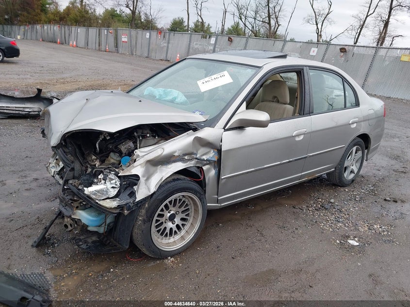 2004 Honda Civic Ex 1HGES25714L022337 photo 1