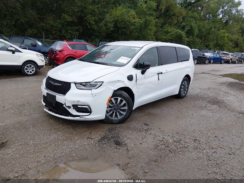 Vin: 2c4rc1s75sr580871, lot: 45131720, chrysler pacifica hybrid select 20252