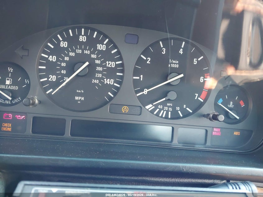 1997 BMW 540Ia VIN: WBADE632XVBW56430 Lot: 44634826