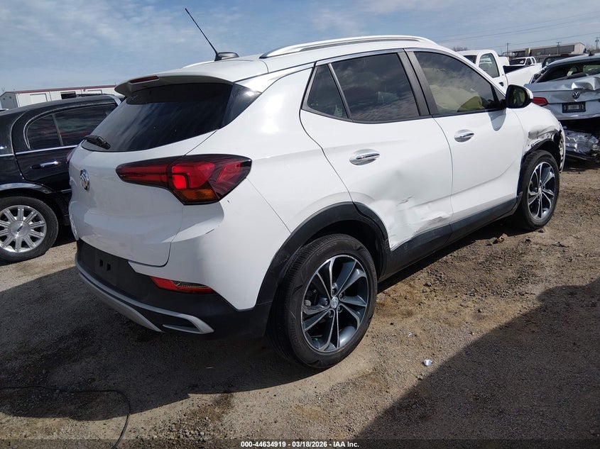 Vin: kl4mmds24pb009398, lot: 45131899, buick encore gx select fwd 20234