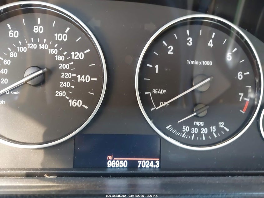 2015 BMW 328I VIN: WBA3C1C56FK124477 Lot: 44635002