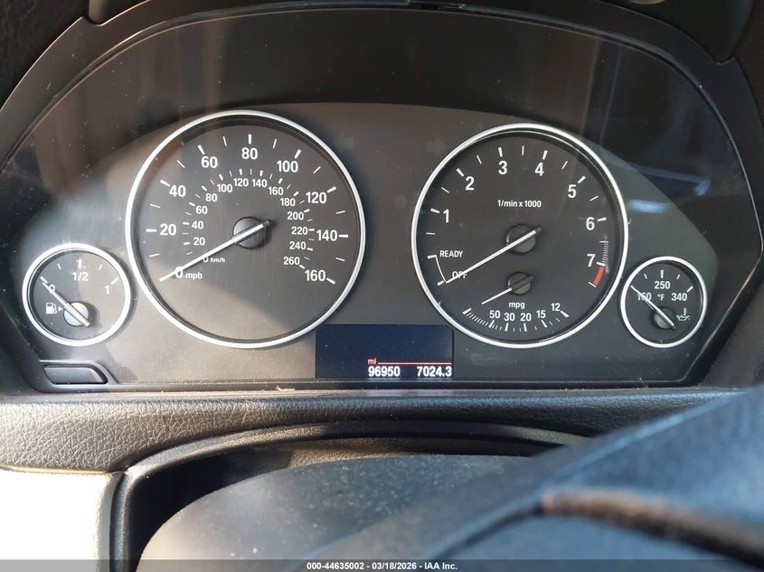 2015 BMW 328I VIN: WBA3C1C56FK124477 Lot: 44635002