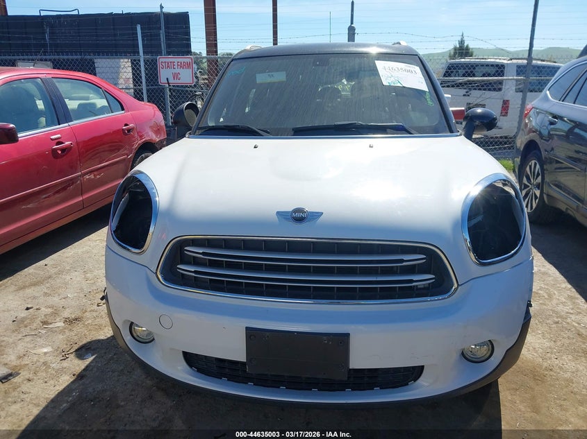 2016 Mini Countryman Cooper VIN: WMWZB3C5XGWM33386 Lot: 44635003