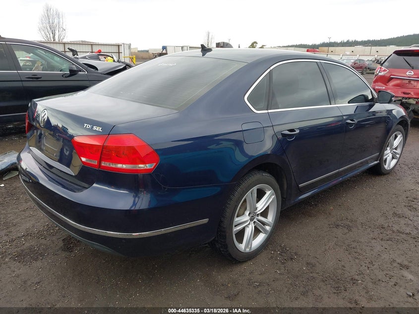 2015 Volkswagen Passat 2.0L Tdi Sel Premium
