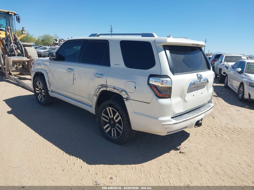 Vin: jtebu5jr8e5165534, lot: 45132416, toyota 4runner limited 20143