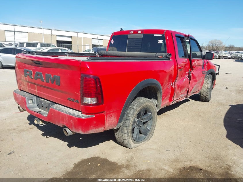 Vin: 1c6rr7ht4hs837944, lot: 45132448, ram 1500 night  4x4 6'4 box 20174