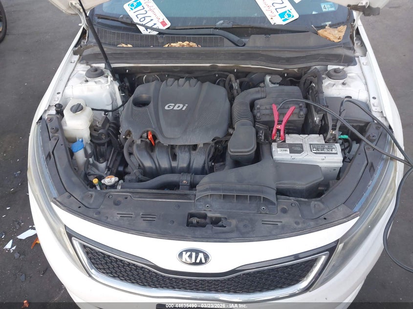 2015 KIA OPTIMA SEDAN 2.4L I-4 DI, DOHC, VVT, 192HP