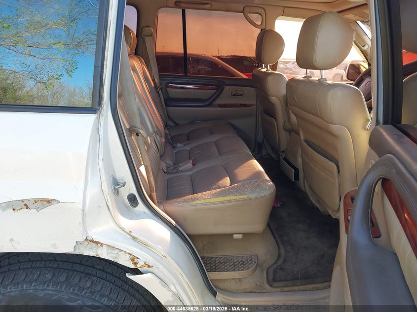 1998 Lexus Lx 470 VIN: JT6HT00W6W0021739 Lot: 44635628