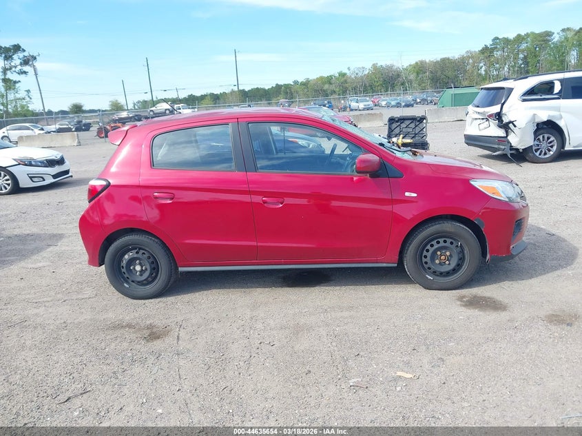 2022 Mitsubishi Mirage Es/Le VIN: ML32AUHJ0NH005947 Lot: 44635654