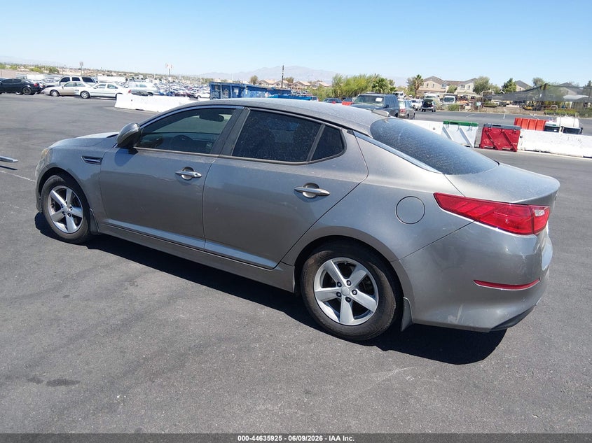 Vin: 5xxgm4a76fg376280, lot: 45132905, kia optima lx 20153