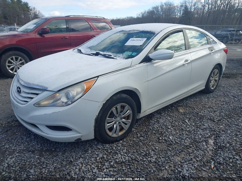 2012 Hyundai Sonata 2.4 Gls white Lot 111044635943 Vin 5NPEB4AC7CH349972