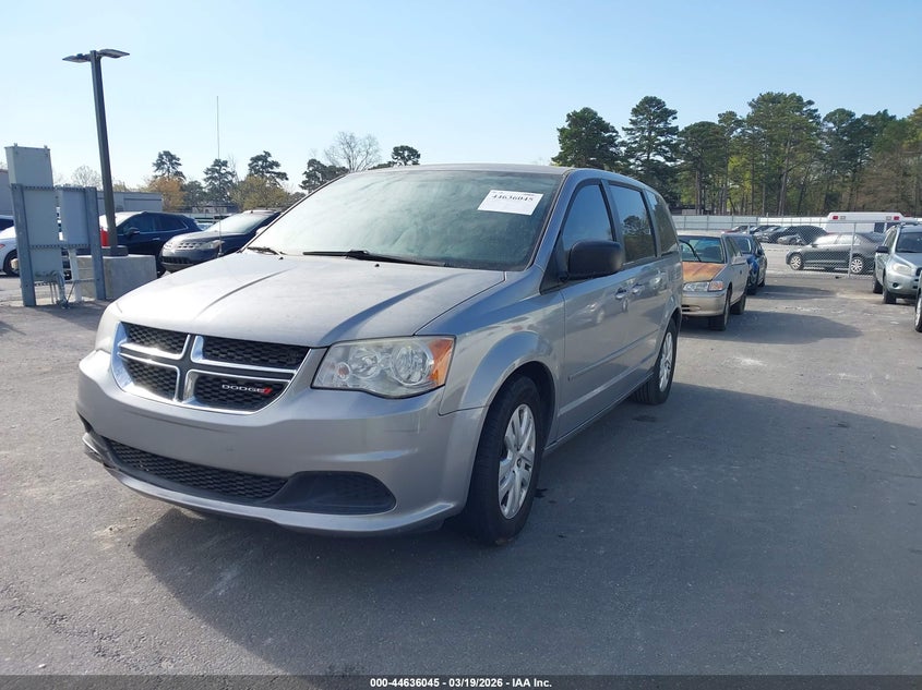 Vin: 2c4rdgbg9er163063, lot: 45133025, dodge grand caravan se 20142