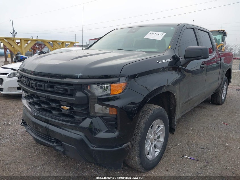 VIN 1GCPDAEK5PZ199524 2023 CHEVROLET SILVERADO 1500 4WD  SHORT BED WT