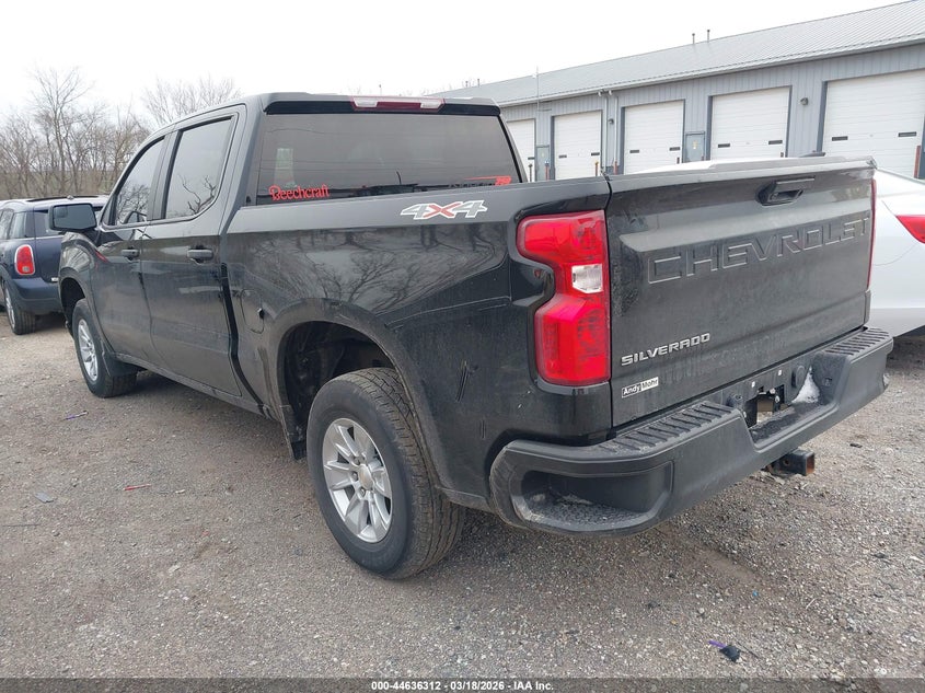 VIN 1GCPDAEK5PZ199524 2023 CHEVROLET SILVERADO 1500 4WD  SHORT BED WT