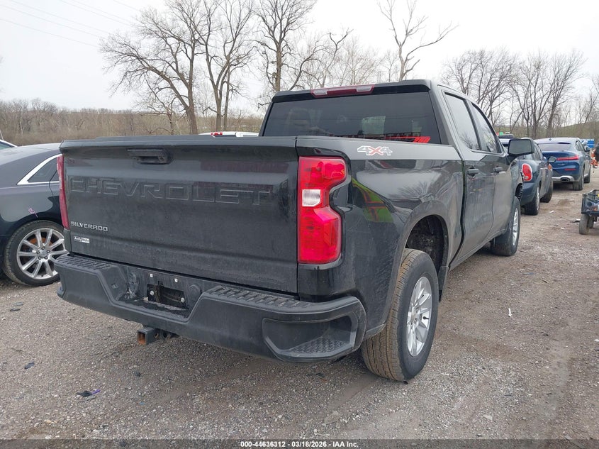 VIN 1GCPDAEK5PZ199524 2023 CHEVROLET SILVERADO 1500 4WD  SHORT BED WT