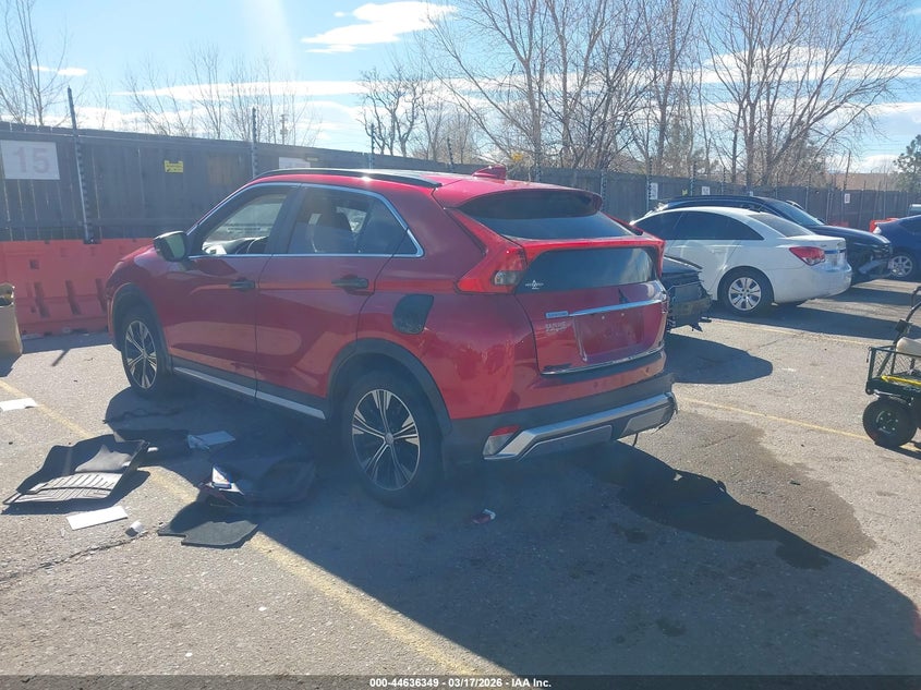 Vin: ja4at5aa5kz001766, lot: 45133329, mitsubishi eclipse cross sel 20192