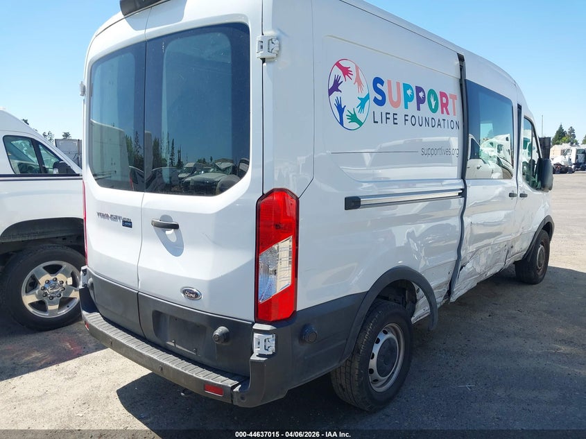 Vin: 1ftyr2cm8kkb66809, lot: 45133995, ford transit-250 20194