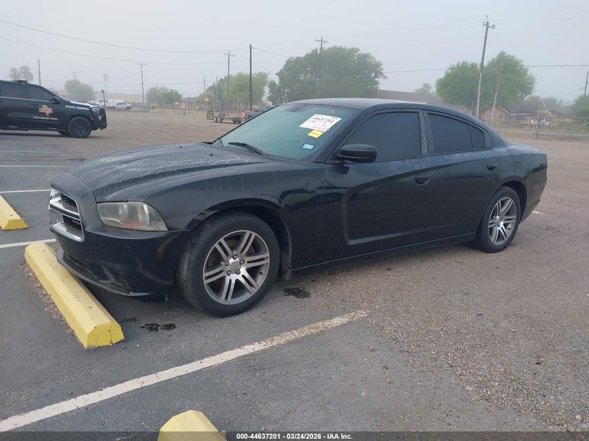 2012 Dodge Charger 3.6 Sxt black Lot 111044637201 Vin 2C3CDXHG8CH260484
