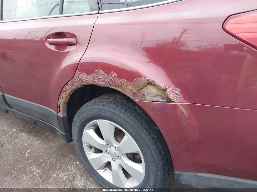 2012 Subaru Outback 2.5 2.5I brown Lot 111044637832 Vin 4S4BRBAC4C3209548
