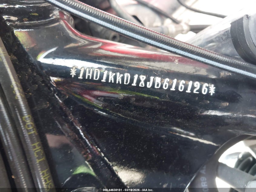 2018 Harley-Davidson Flhtkl Ultra Limited Low VIN: 1HD1KKD18JB616126 Lot: 44638151