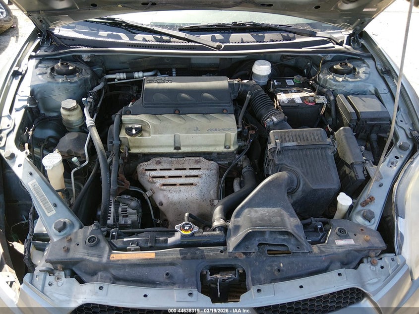 2007 Mitsubishi Eclipse Gs VIN: 4A3AK24FX7E036765 Lot: 44638319