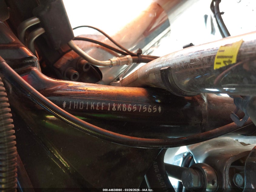 2019 Harley-Davidson Flhtk VIN: 1HD1KEF18KB657565 Lot: 44638860