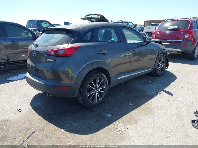 Vin: jm1dkdd7xh0147092, lot: 45135960, mazda cx-3 grand touring 20174