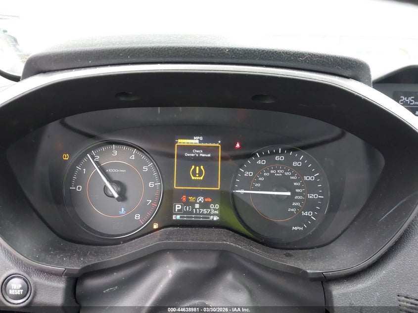 2021 SUBARU CROSSTREK 2.0L H-4 DI, DOHC, V(VIN: JF2GTAEC8M8316186
