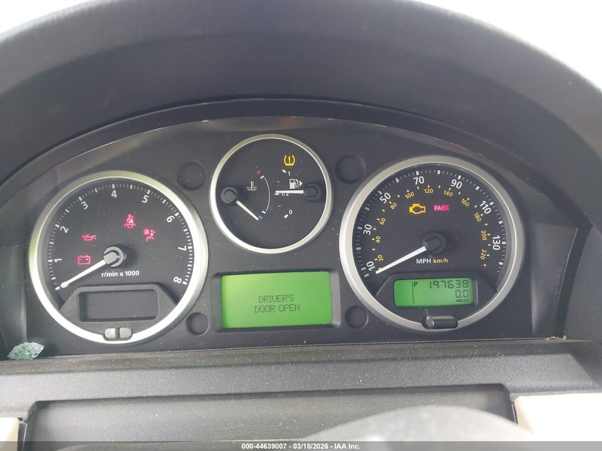 2008 Land Rover Lr3 V8 Se VIN: SALAE25498A481491 Lot: 44639007