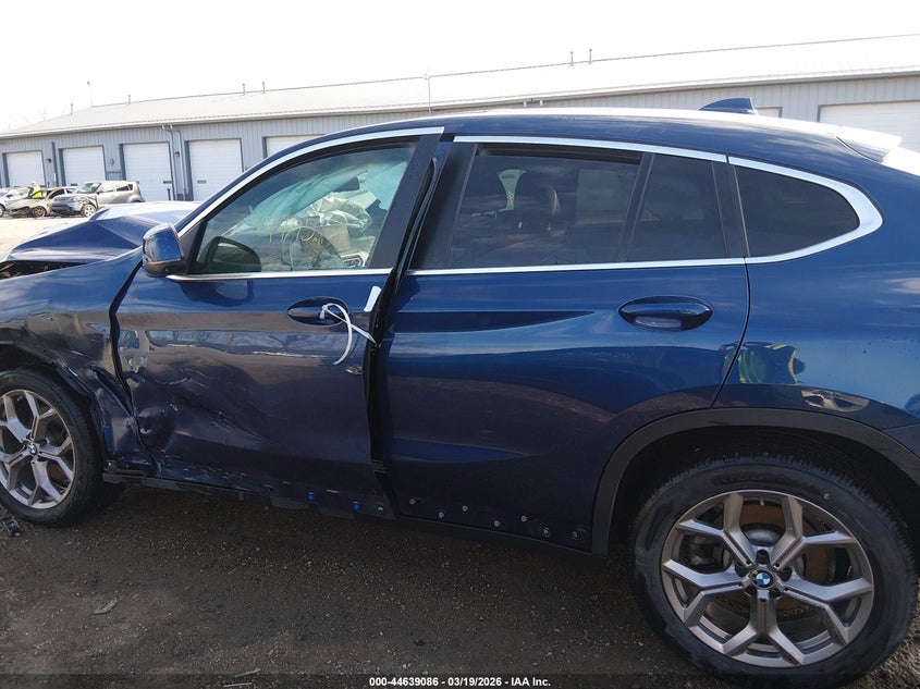 2022 BMW X4 xDrive30I VIN: 5UX33DT02N9J81854 Lot: 44639086