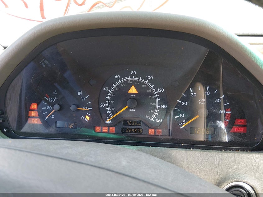 1999 Mercedes-Benz C 230 Kompressor VIN: WDBHA24G0XA782984 Lot: 44639126