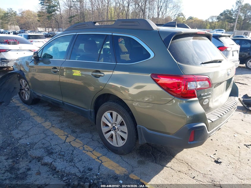 Vin: 4s4bsahc6j3248708, lot: 45136184, subaru outback 2.5i premium 20183