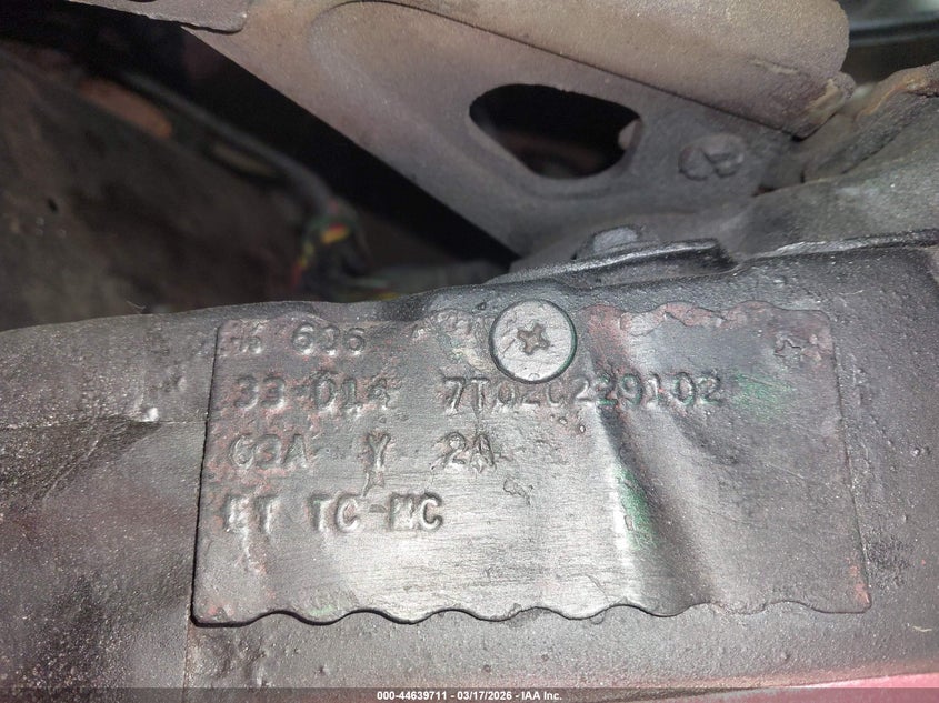 1967 Ford Mustang VIN: 7T02C229102 Lot: 44639711