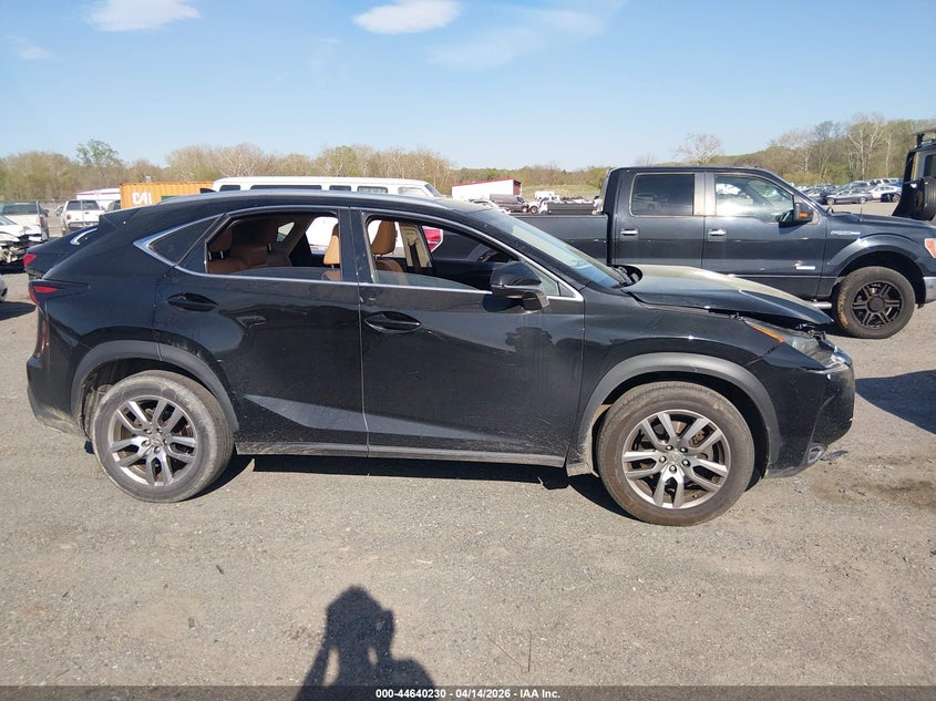 2016 Lexus Nx 200T VIN: JTJBARBZ4G2092179 Lot: 44640230