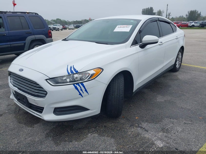 Vin: 3fa6p0g76fr142005, lot: 45137379, ford fusion s 20152