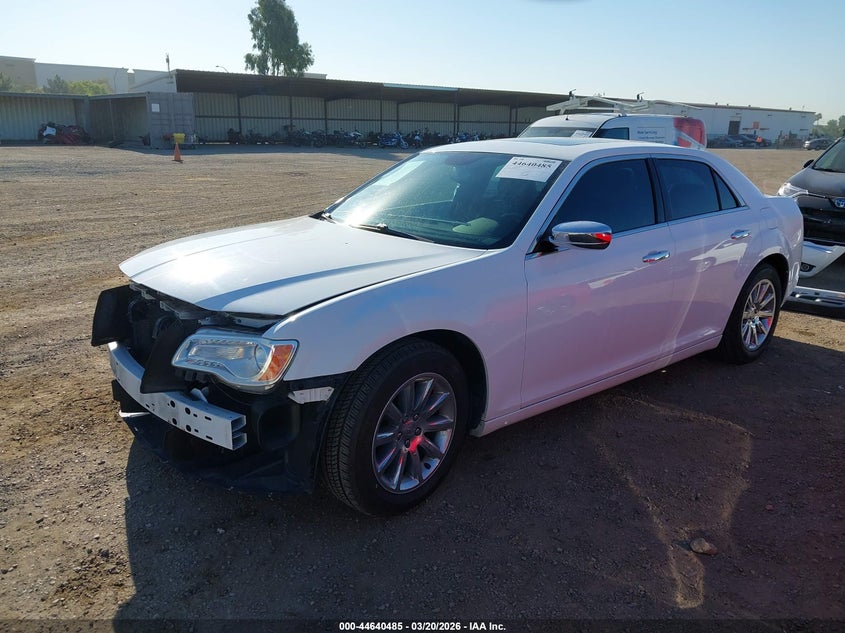 2012 Chrysler 300 3.6 Limited white Lot 111044640485 Vin 2C3CCACG0CH229446