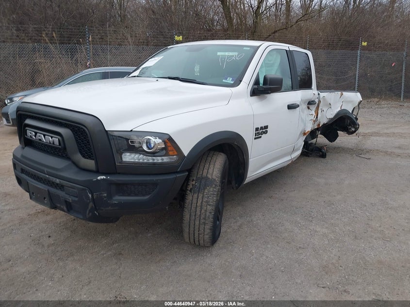 Vin: 1c6rr7gg3ms560332, lot: 45137964, ram 1500 classic warlock  4x4 6'4 box 20212