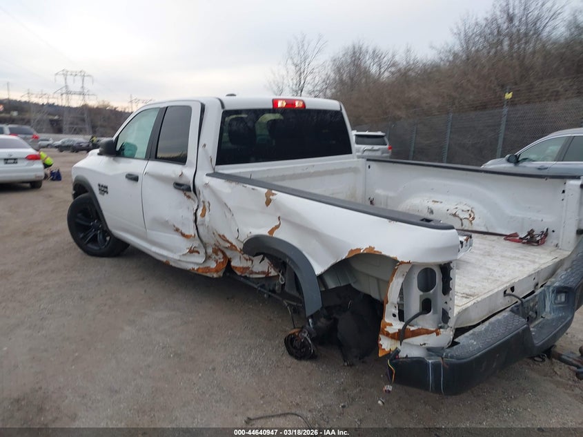 Vin: 1c6rr7gg3ms560332, lot: 45137964, ram 1500 classic warlock  4x4 6'4 box 20213