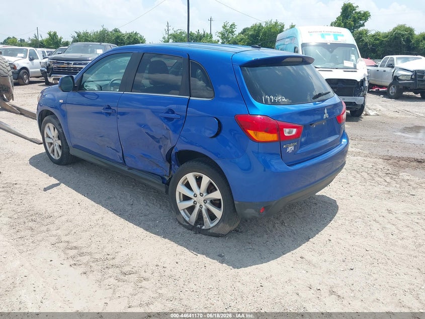 Vin: 4a4ap4au8fe005587, lot: 45138187, mitsubishi outlander sport se 20153