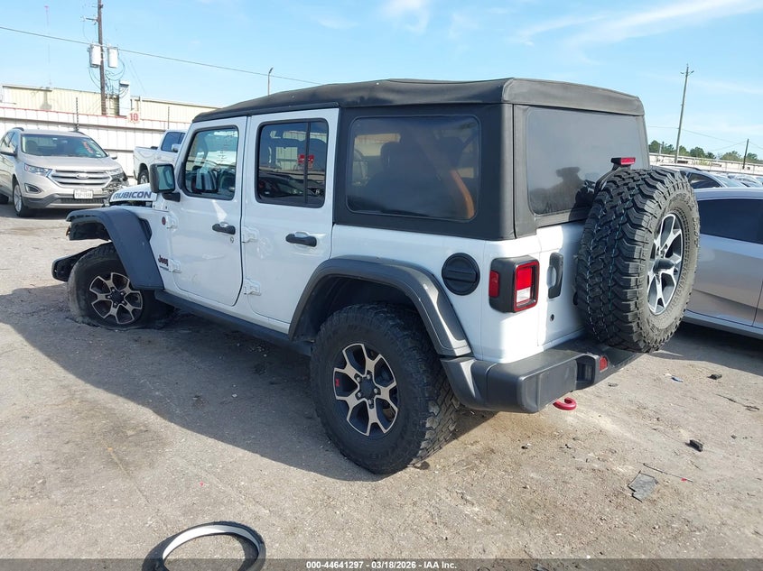 Vin: 1c4hjxfg3lw188141, lot: 45138314, jeep wrangler unlimited rubicon 4x4 20203