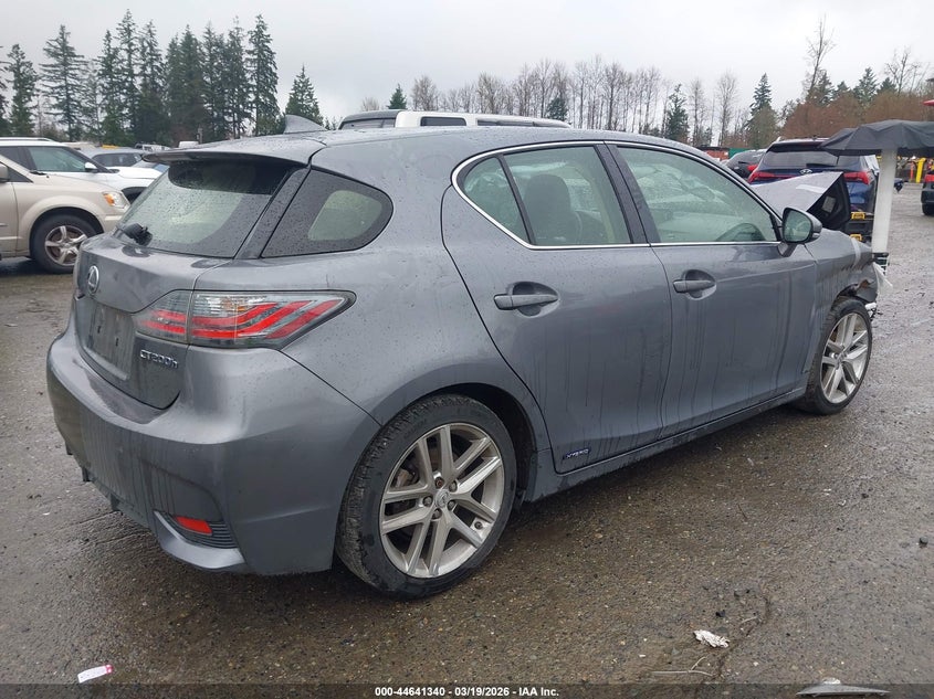 Vin: jthkd5bh1h2287571, lot: 45138357, lexus ct ct 200h f sport 20174