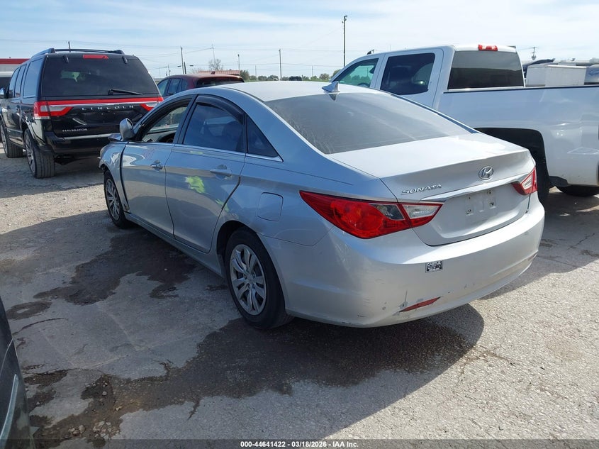 2011 Hyundai Sonata 2.4 Gls silver Lot 111044641422 Vin 5NPEB4AC5BH030309