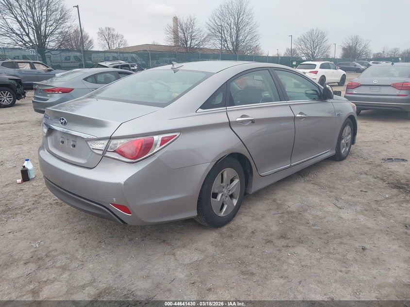2012 Hyundai Sonata 2.4 Hybrid grey Lot 111044641430 Vin KMHEC4A44CA030389