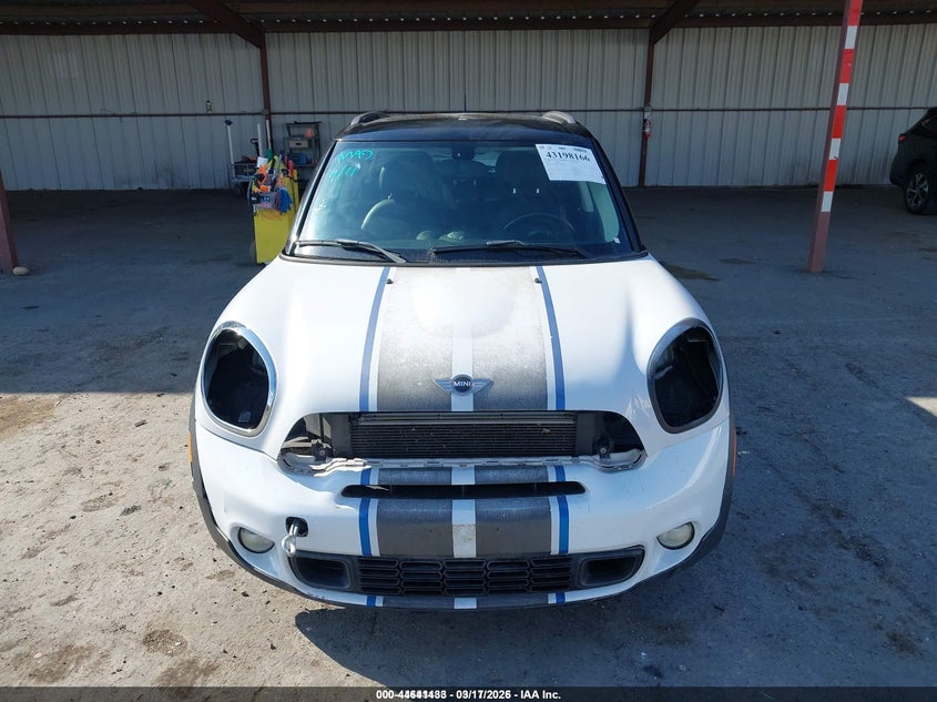 2013 Mini Countryman Cooper S VIN: WMWZC3C51DWP20494 Lot: 44641433