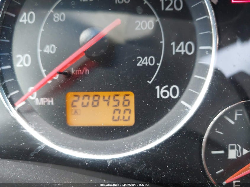 2004 Infiniti Fx35 VIN: JNRAS08W84X203447 Lot: 44641603