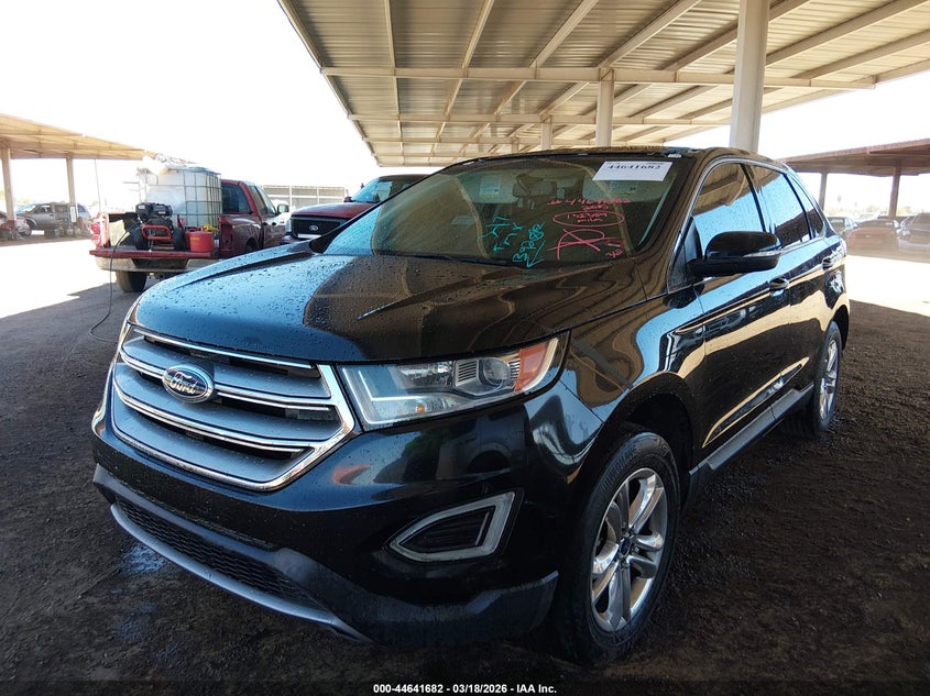 Vin: 2fmtk3j9xfbb92844, lot: 45138699, ford edge sel 20152