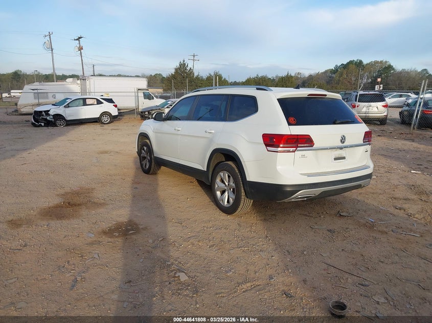 2019 Volkswagen Atlas 3.6L V6 Se W/Technology