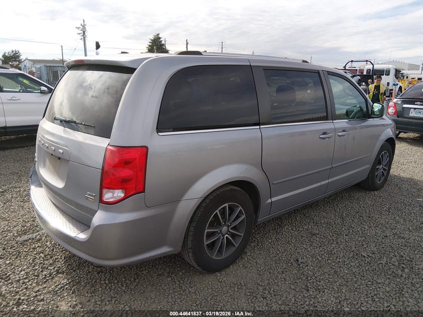 Vin: 2c4rdgcg6hr697480, lot: 45138854, dodge grand caravan sxt 20174